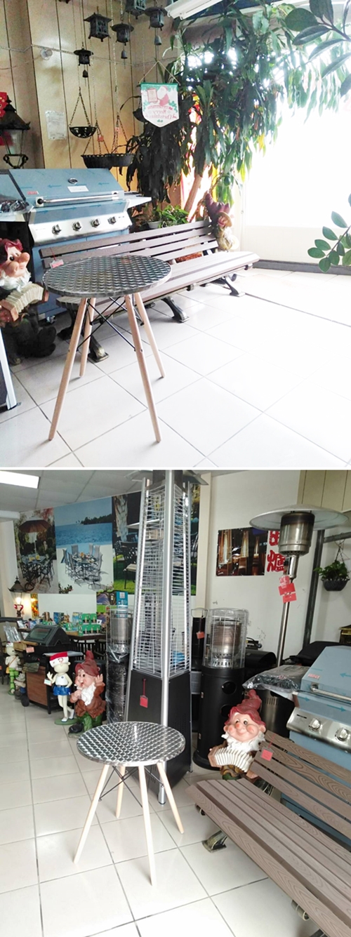 60cm鋁包邊楓木圓桌產品圖
